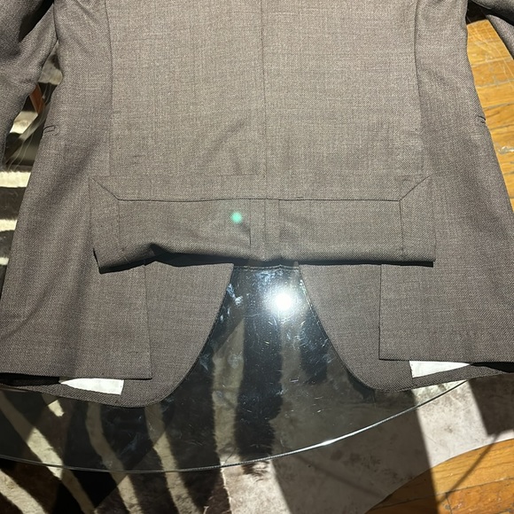 Pure wool (S130) brown sport coat - Picture 6 of 9